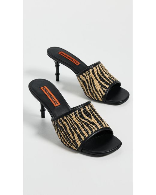 Simon Miller Black Playa Heel Sandals