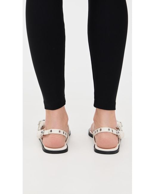 3.1 Phillip Lim White Multi-Strap Rivet Sandals