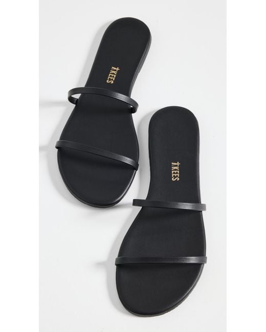 TKEES Black Gemma Slides