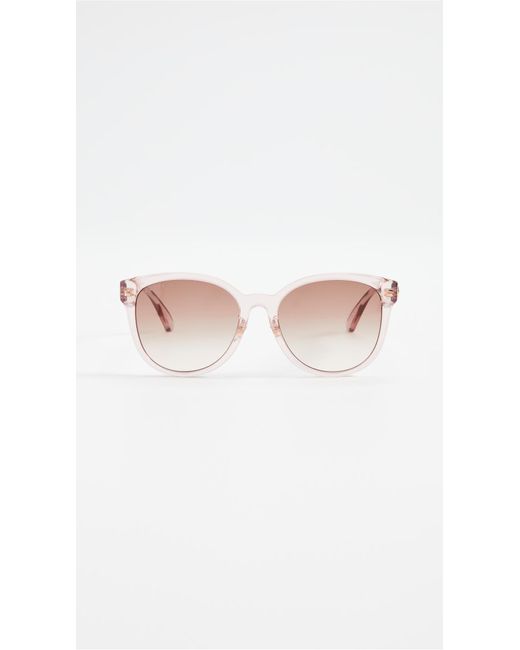 Gucci Multicolor Pop Web Round Cat Eye Sunglasses