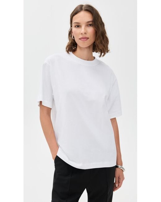 House of Dagmar White Oversized Cotton Tee
