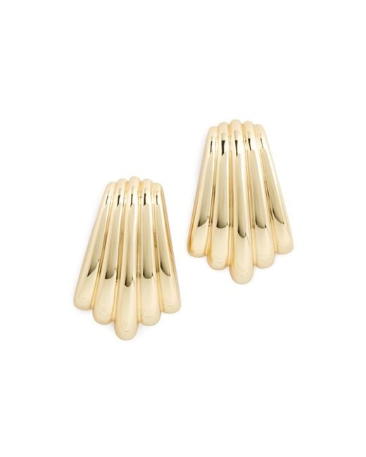 Luv Aj White The Sundown Statement Stud Earrings