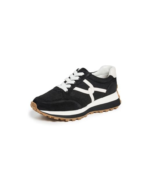 Veronica Beard Black Valentina Sneakers