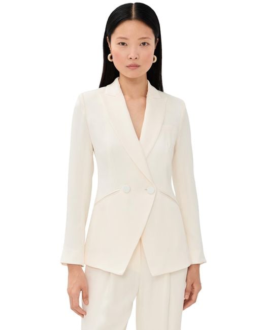 Veronica Beard White Rickie Dickey Jacket