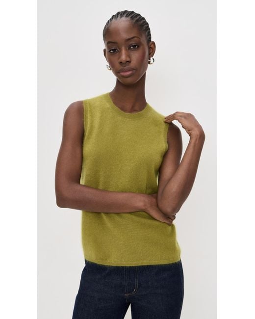 Theory Green Brushed Top
