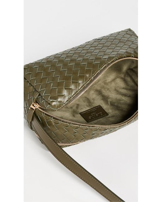 Elleme Trousse Woven Leather Shoulder Bag in Green | Lyst