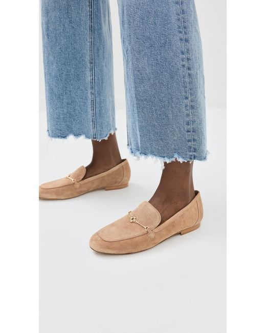 Larroude White Katherine Loafers
