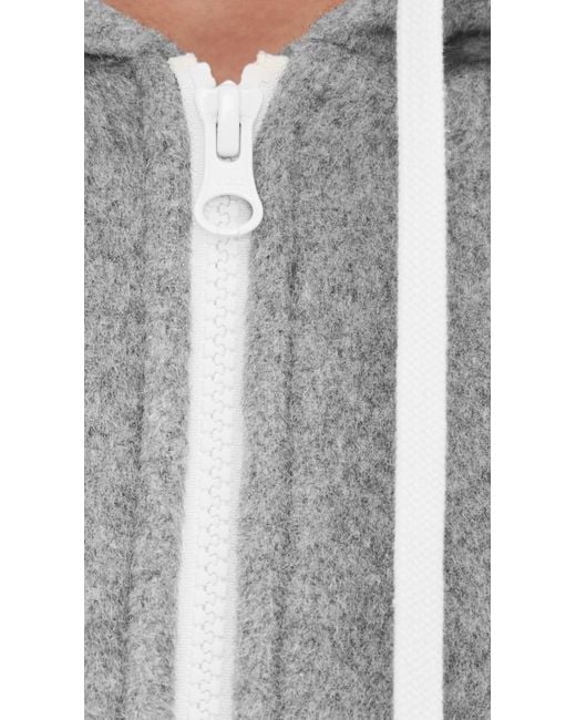 Still Here Gray Boyfriend Zip