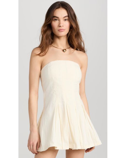Free People Natural Free Peope Ade E Sie Ini Dress Fa Couds