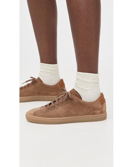Common Projects Brown Field Trainer Sneakers