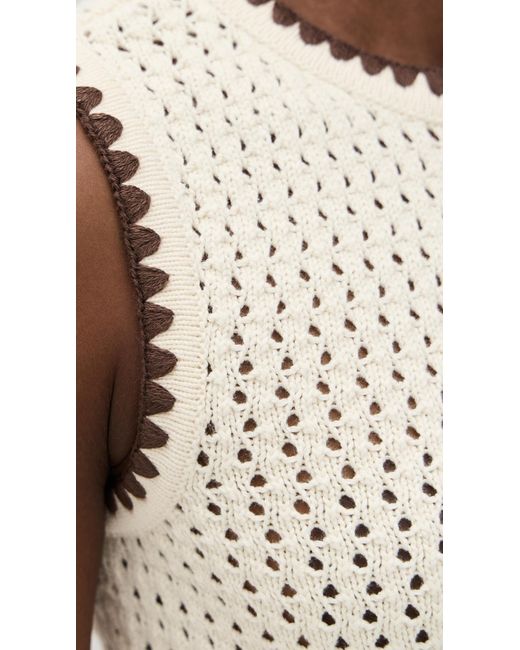 aligne immy crochet mini dress ALIGNE Immy Crochet Mini Dress