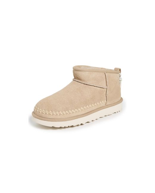 Ugg White W Classic Ultra Mini Biarritz Boots