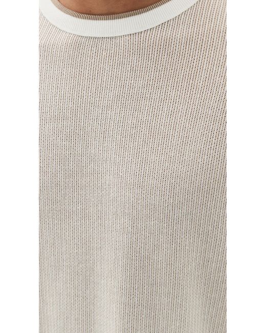 Rag & Bone White Harvey Crew for men