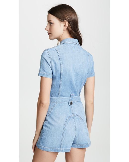 Alice and cheap olivia denim romper