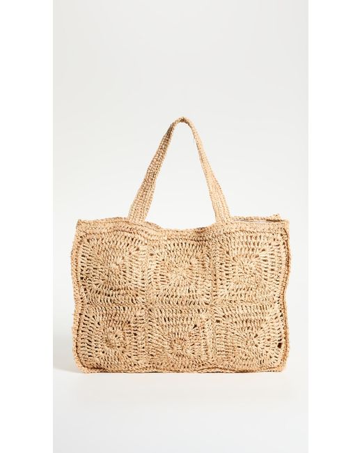 Hat Attack Natural Portia Luxe Tote