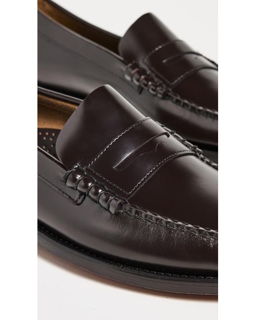 Sebago Black Classic Dan Leather Loafers for men