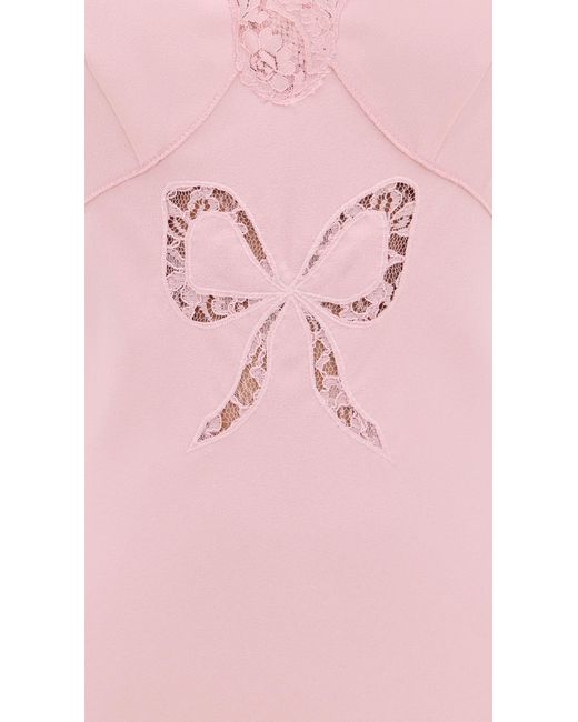 LoveShackFancy Pink Manuela Dress