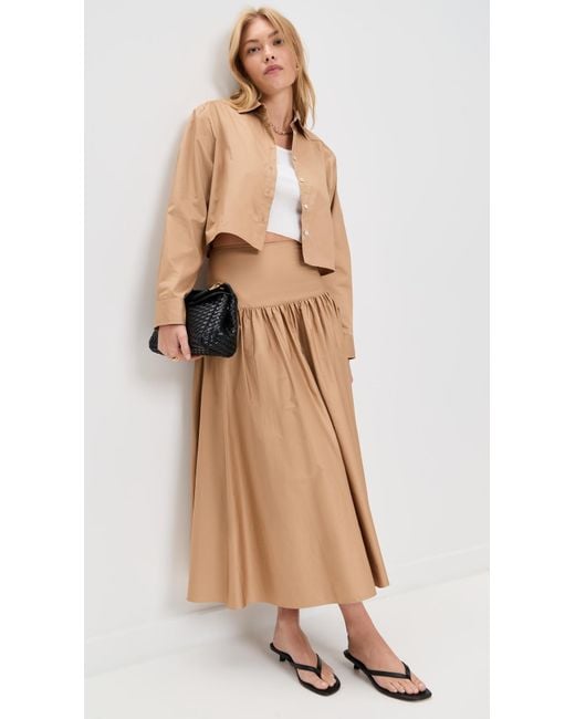 Solid & Striped Natural The Magnolia Skirt