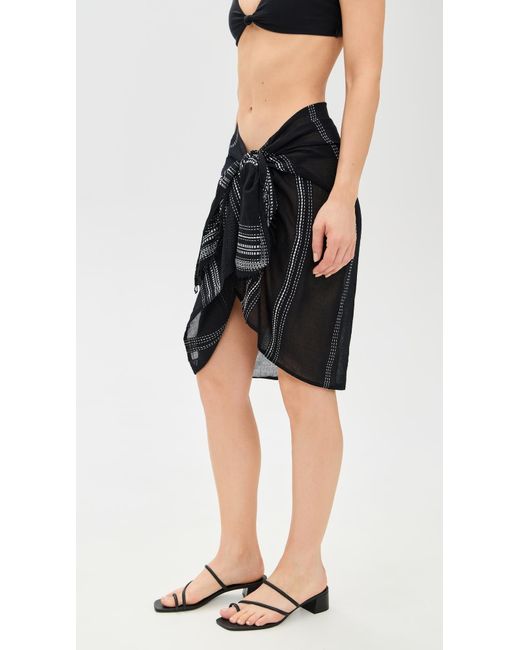 Lemlem Black Lema Sarong
