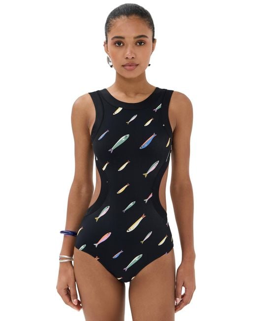 Staud Black Dolce One Piece