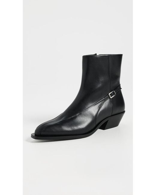 Alohas Black Lizzie Leather Ankle Boots