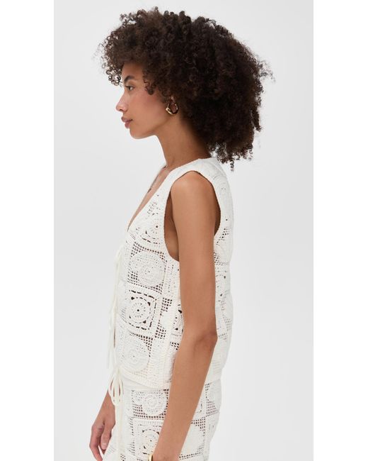 Rails White X Lspace Paz Top