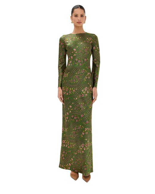 slim fit dress slacks Veronica Beard Gemma Floral Maxi Dress main image 1