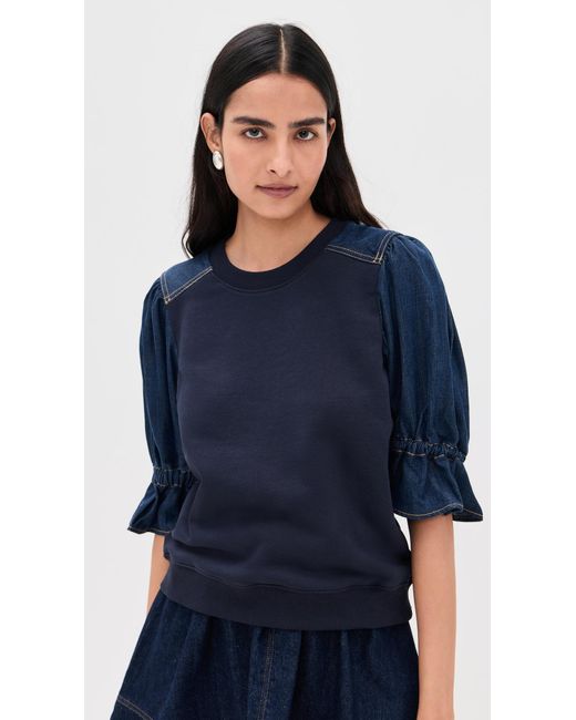 Cinq À Sept Blue Blake Top
