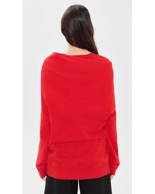 Source Unknown Red Tio Extra Shawl Sweater