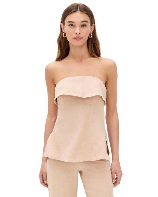 Hevron Natural Addison Top