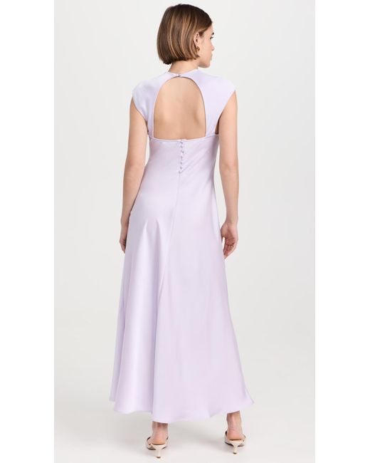 Bardot White peggy A-line Slip Dress