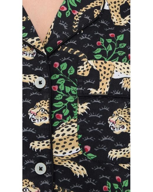 Printfresh Green Bagheera Long Pj Set