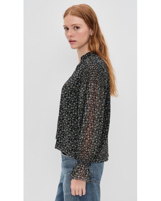 Madewell Black Lizzy Top