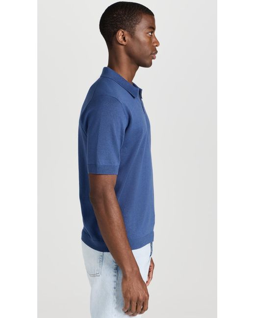 Norse Projects Blue Nore Project Eif Cotton Inen Poo Cacite Bue Xx for men