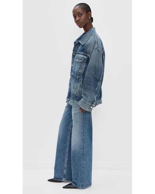 Agolde Blue Reworked Wayne Jacket