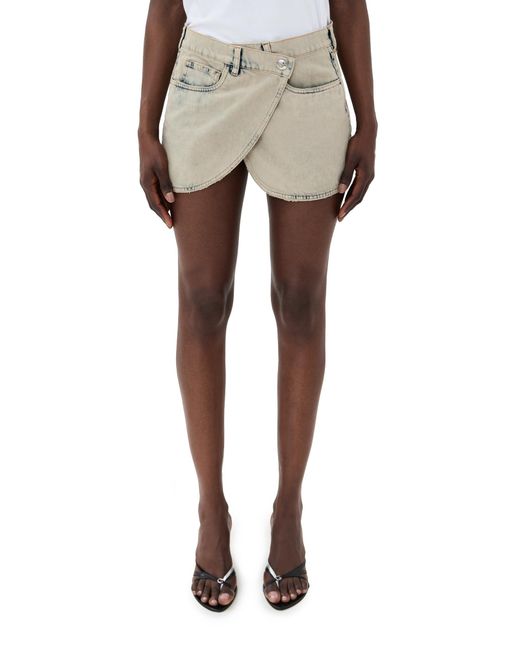 Coperni Natural Denim Mini Skirt