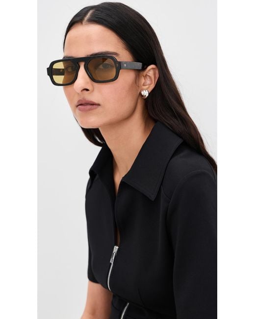 Elisa Johnson Black Jane Mini Sunglasses