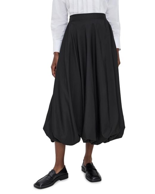 MEIMEIJ Black Poly Soft Bubble Skirt