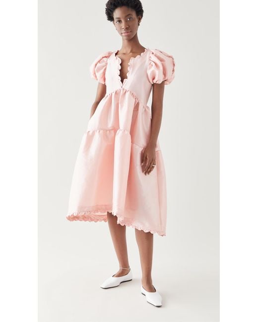 Kika Vargas Pink Leana Dress