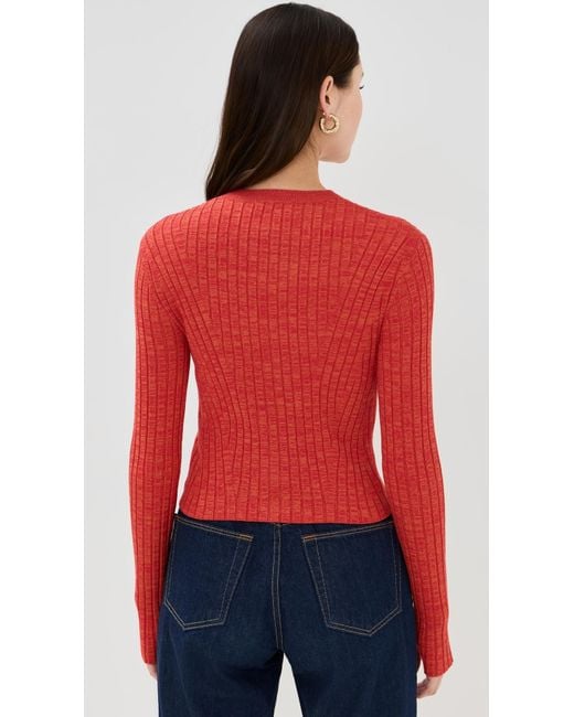 ALIGNE Red Michelle Cardigan
