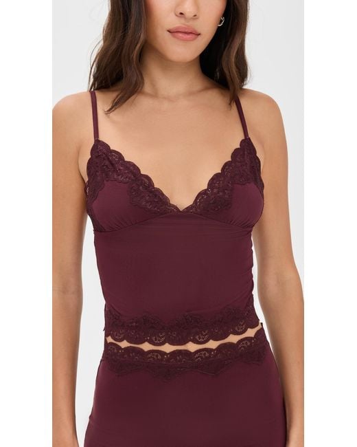 KAT THE LABEL Purple Hugo Camisole