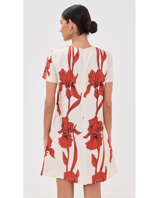 La DoubleJ Mini Swing Dress in Red | Lyst