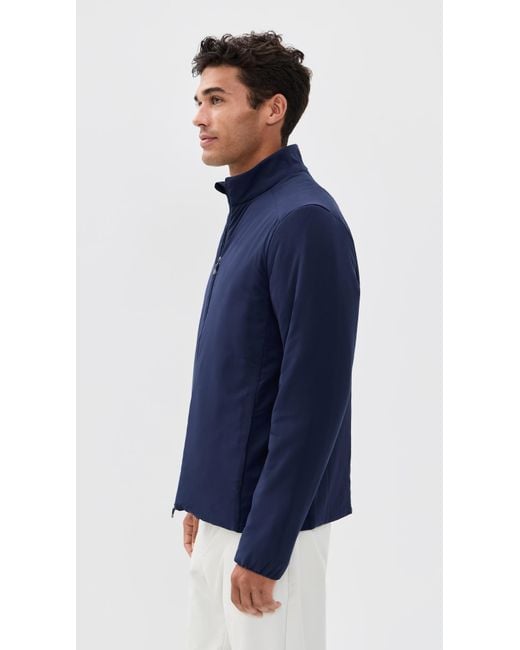 Ralph Lauren Blue Tech Stretch Full Zip Jacket for men