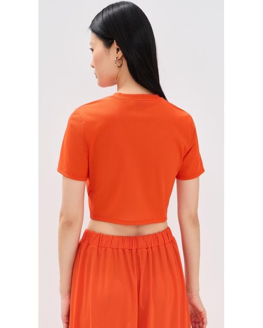 Staud Orange Breeze Top