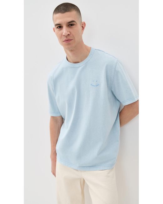 Paul Smith Blue Oversize Fit T-Shirt for men
