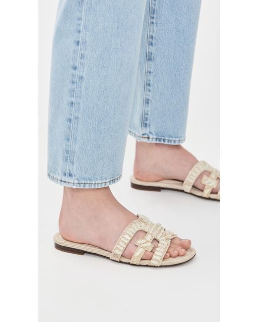 Sam Edelman White Bay Flat Sandal