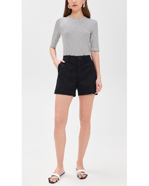 Spanx Black Stretch Twill 5 Shorts