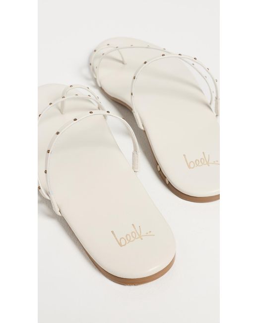 Beek White Ula Sandals
