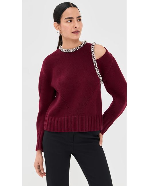 Jonathan Simkhai Red Monroe Pullover