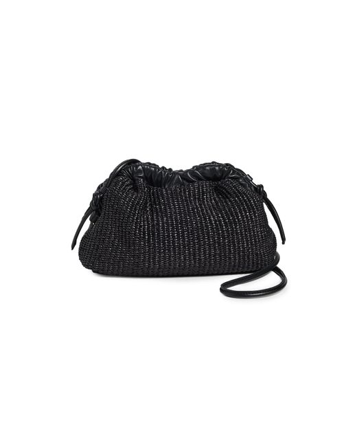Mansur Gavriel Black Mini Cloud Clutch
